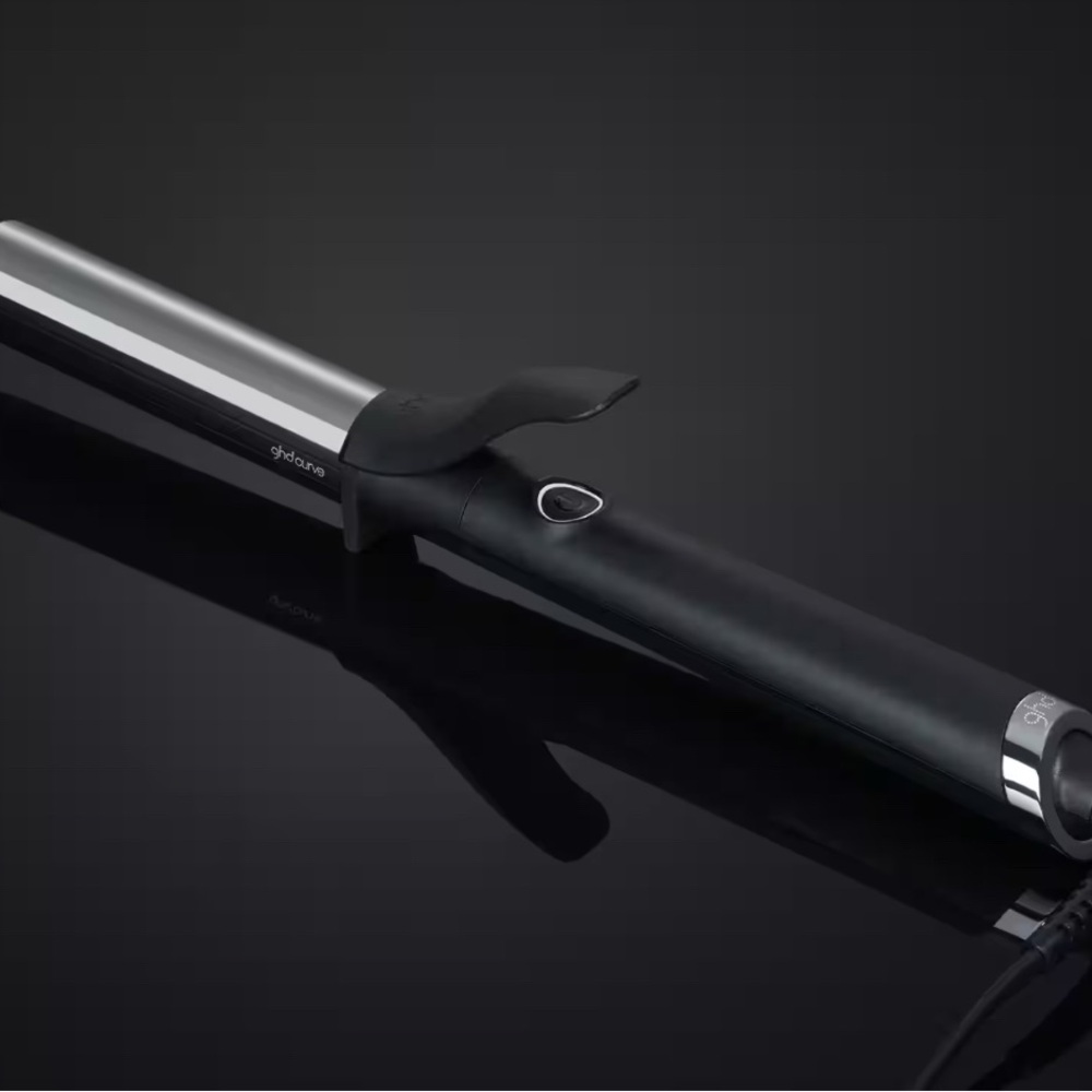 NWT GHD Black and Silver Curling Iron